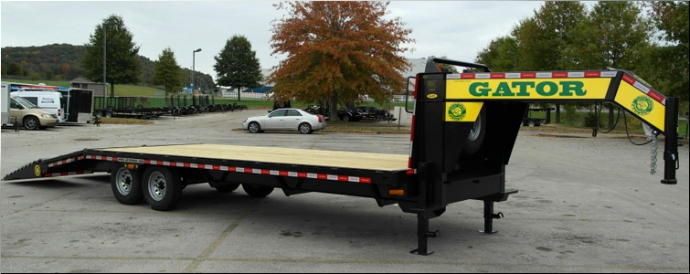 Gooseneck flat bed trailer for sale14k  Franklin County, North Carolina